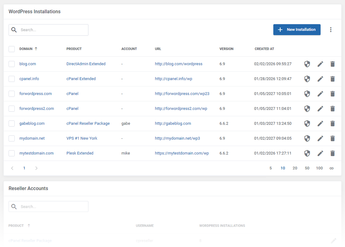 WordPress Manager For WHMCS 1: Hosting Accounts Provisioning - WHMCS Module Bundle