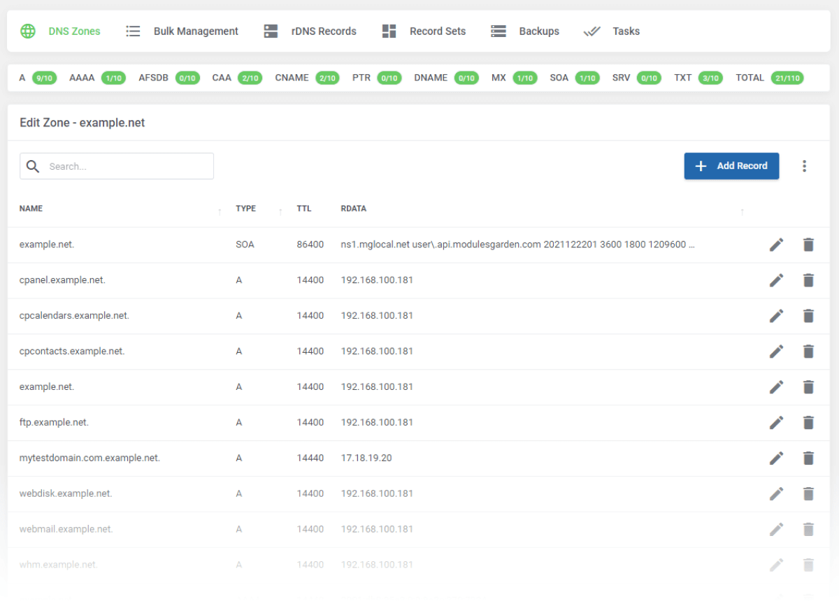 DNS Manager For WHMCS 1: On-Premises VPS & Cloud Provisioning - WHMCS Module Bundle