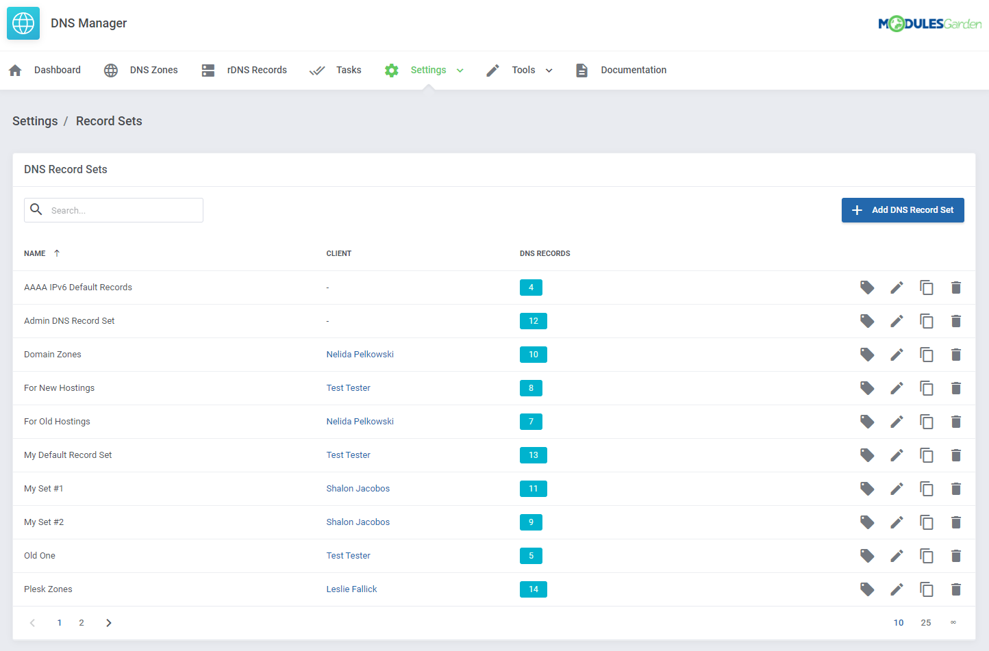 DNS Manager For WHMCS: Module Screenshot 36