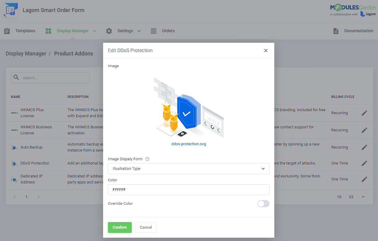 Lagom Smart Order Form For WHMCS: Module Screenshot 10