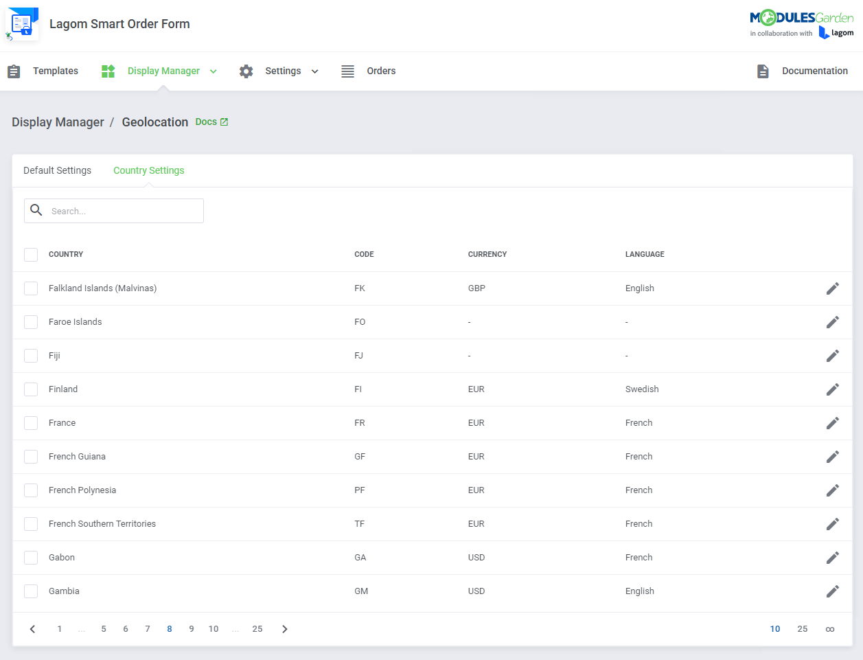 Lagom Smart Order Form For WHMCS: Module Screenshot 17